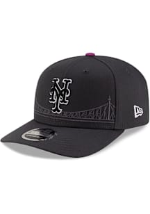 New Era New York Mets 2025 City Connect Official Stretch 9SEVENTY Adjustable Hat - Black