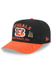 New Era Cincinnati Bengals Mens Black 2025 NFL Draft 59FIFTY A Frame Fitted Hat