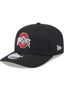 New Era Black Ohio State Buckeyes Stretch Snap 9SEVENTY Adjustable Hat