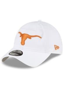 New Era Texas Longhorns Core Classic 9TWENTY 2.0 Adjustable Hat - White