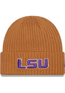 New Era LSU Tigers Brown Core Classic Mens Knit Hat