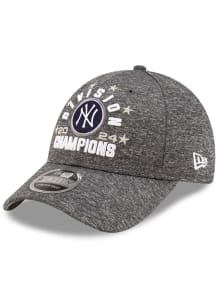 New Era New York Yankees 2024 Division Champions Stretch 9FORTY Adjustable Hat - Grey