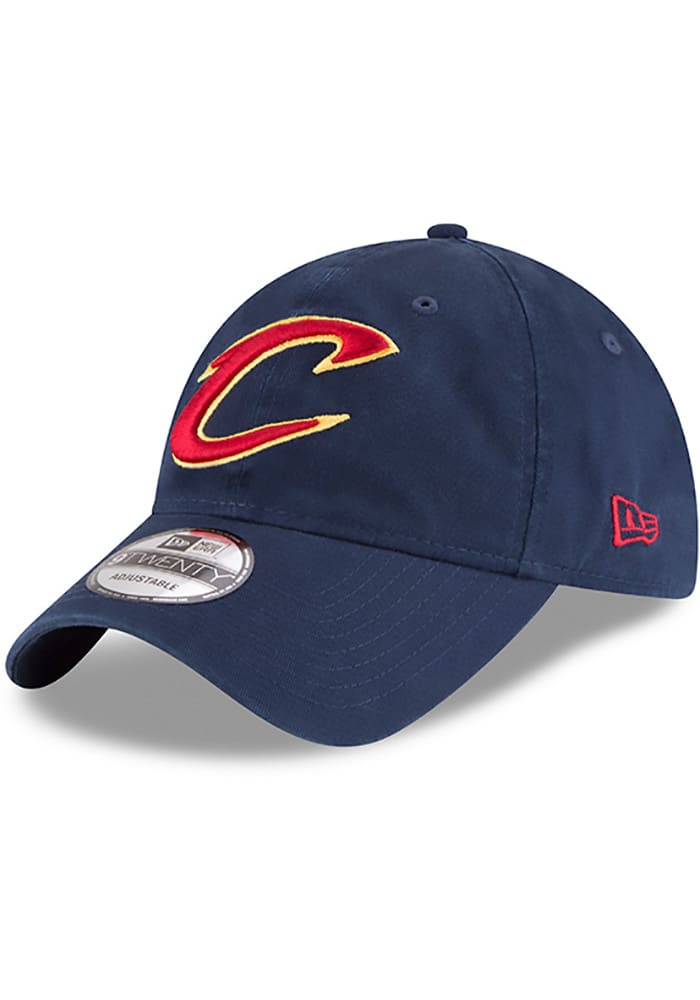New Era Cleveland Cavaliers Core Classic 9TWENTY Adjustable Hat - Navy Blue