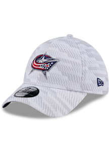 New Era Columbus Blue Jackets Mens White Graded 39THIRTY Flex Hat