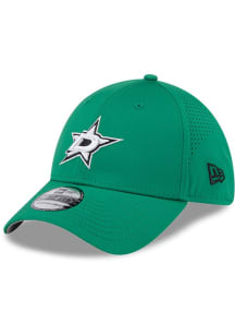 New Era Dallas Stars Mens Green Mid Perf 39THIRTY Flex Hat