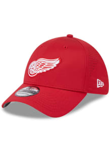 New Era Detroit Red Wings Mens Red Mid Perf 39THIRTY Flex Hat