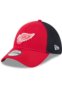 New Era Detroit Red Wings Mens Red Evergreen 2T Neo 39THIRTY Flex Hat