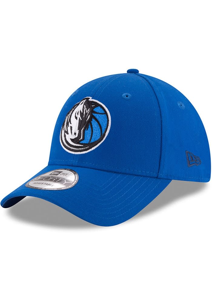 New Era Dallas Mavericks The League 9FORTY Iconic Adjustable Hat - BLUE