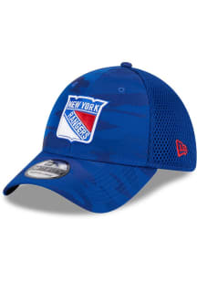 New Era New York Rangers Mens Blue Tonal Camo 39THIRTY Flex Hat