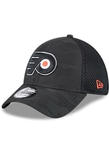 New Era Philadelphia Flyers Mens Black Tonal Camo 39THIRTY Flex Hat
