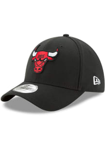 New Era Chicago Bulls Mens Black Team Classic 39THIRTY Flex Hat