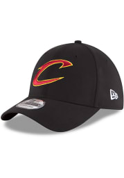New Era Cleveland Cavaliers Mens Black Team Classic 39THIRTY Flex Hat