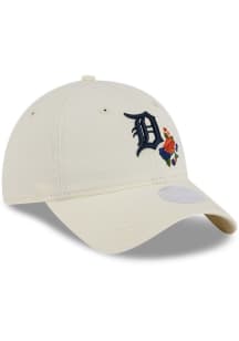 New Era Detroit Tigers White Floral 9TWENTY Womens Adjustable Hat