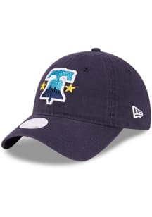 New Era Philadelphia Phillies Navy Blue Evergreen Glitter 9TWENTY Womens Adjustable Hat