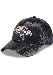 New Era Baltimore Ravens Black Sequin 9FORTY Womens Adjustable Hat