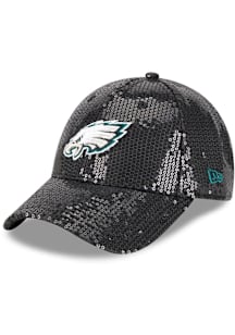 New Era Philadelphia Eagles Green Sequin 9FORTY Womens Adjustable Hat