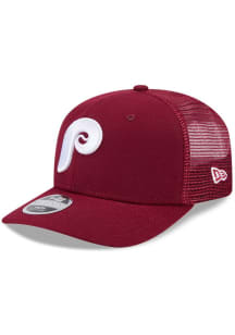 New Era Philadelphia Phillies Red Evergreen Stretch JR 9SEVENTY Stretch Snap Adjustable Toddler Ha..