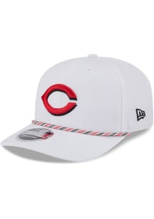 New Era Cincinnati Reds White Multi Rope JR 9SEVENTY Youth Adjustable Hat