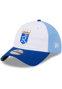 New Era Kansas City Royals Light Blue 2025 Batting Practice JR 9TWENTY Youth Adjustable Hat