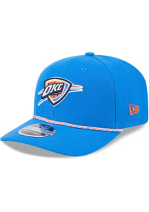 New Era Oklahoma City Thunder Blue Multi Rope JR 9SEVENTY Youth Adjustable Hat