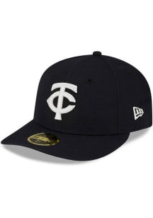 New Era Minnesota Twins Mens Navy Blue Alt AC LP 59FIFTY Fitted Hat