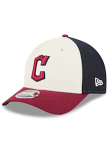 New Era Cleveland Guardians 2025 City Connect Official M Crown 9FORTY Adjustable Hat - Navy Blue