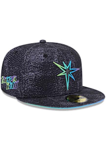 New Era Tampa Bay Rays Mens Black City Connect Fan Pack 59FIFTY Fitted Hat