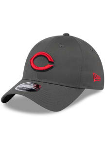 New Era Cincinnati Reds Ripstop Stretch Snap 9TWENTY Adjustable Hat - Grey