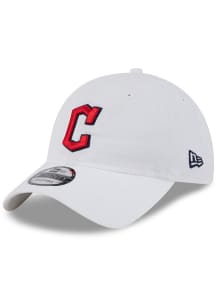 New Era Cleveland Guardians Evergreen Core Classic 9TWENTY Adjustable Hat - White