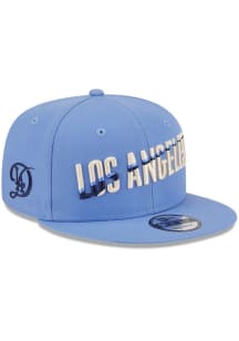 New Era Los Angeles Dodgers Light Blue 2025 City Connect Fan Pack 9FIFTY Mens Snapback Hat