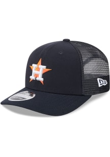 New Era Houston Astros Evergreen Stretch 9SEVENTY Adjustable Hat - Navy Blue