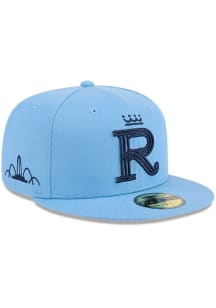 New Era Kansas City Royals Mens Light Blue 2025 City Connect Fan Pack 59FIFTY Fitted Hat