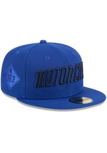 New Era Detroit Tigers Mens Blue 2025 City Connect Fan Pack 59FIFTY Fitted Hat