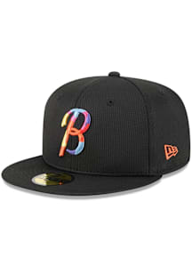 New Era Baltimore Orioles Mens Black 2025 City Connect Batting Practice 59FIFTY Fitted Hat