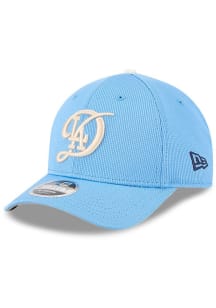New Era Los Angeles Dodgers 2025 City Connect Batting Practice M Crown 9FORTY Adjustable Hat - Lig..