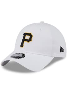 New Era Pittsburgh Pirates Ripstop Stretch Snap 9TWENTY Adjustable Hat - White