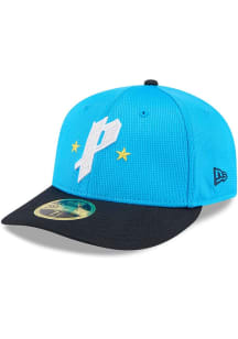 New Era Philadelphia Phillies Mens Blue 2025 City Connect Batting Practice LP59FIFTY Fitted Hat