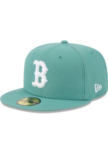 New Era Boston Red Sox Mens Green 2025 City Connect Official 59FIFTY Fitted Hat