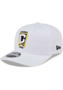 New Era Columbus Crew Evergreen Perform Stretch 9SEVENTY Adjustable Hat - White