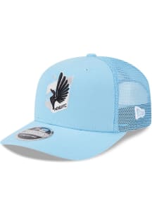 New Era Minnesota United FC Evergreen Stretch 9SEVENTY Adjustable Hat - Light Blue