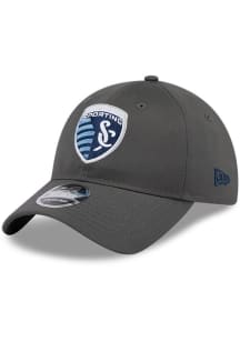 New Era Sporting Kansas City Ripstop Stretch Snap 9TWENTY Adjustable Hat - Grey