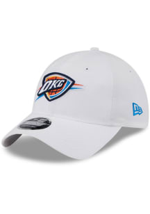 New Era Oklahoma City Thunder Ripstop Stretch Snap 9TWENTY Adjustable Hat - White