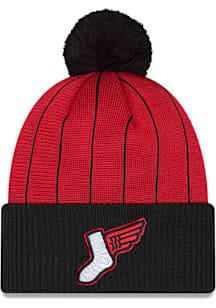 New Era Chicago White Sox Red 2025 City Connect Official Pom Mens Knit Hat