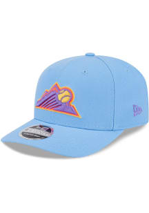 New Era Colorado Rockies 2025 City Connect Official Stretch 9SEVENTY Adjustable Hat - Light Blue