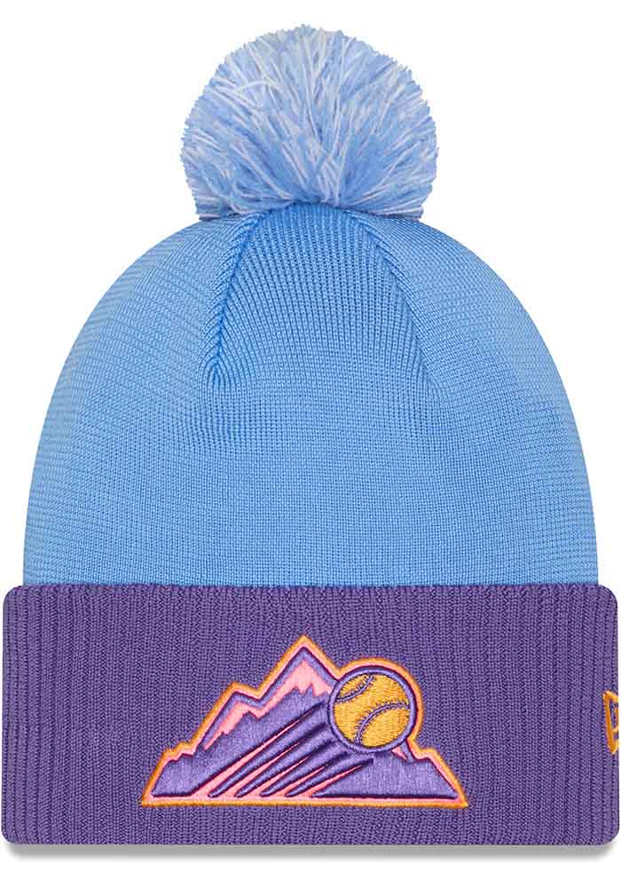 Colorado Rockies New Era LIGHT BLUE 2025 City Connect Official Pom