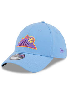 New Era Colorado Rockies Mens Purple 2025 City Connect Official 39THIRTY Flex Hat