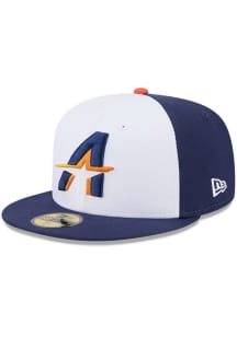 New Era Houston Astros Mens Navy Blue 2025 City Connect Official 59FIFTY Fitted Hat