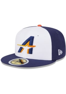 New Era Houston Astros Navy Blue 2025 City Connect Official JR 59FIFTY Youth Fitted Hat