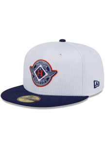 New Era Houston Astros Mens Navy Blue 2025 City Connect Batting Practice 59FIFTY Fitted Hat
