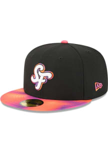 New Era San Francisco Giants Mens Black 2025 City Connect Official 59FIFTY Fitted Hat